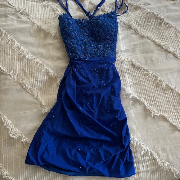 Royal blue dress - Picture 1 of 4